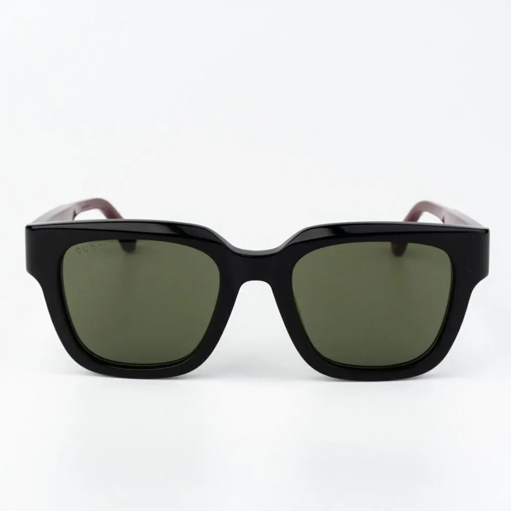 SALE! NEW Gucci GG1670SK 005 Black Red Green Square Unisex Sunglasses